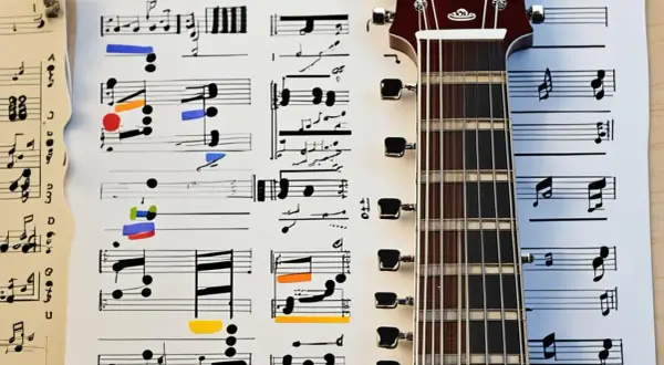 Czytanie nut gitarowych: Opanuj podstawy i graj świadomie.