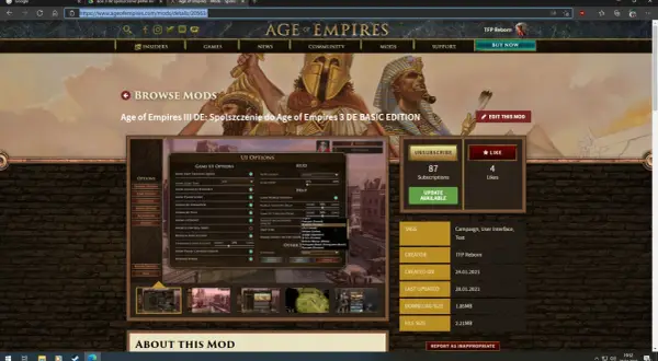 Spolszczenie Age of Empires Definitive Edition – oficjalne i nieoficjalne metody tłumaczenia