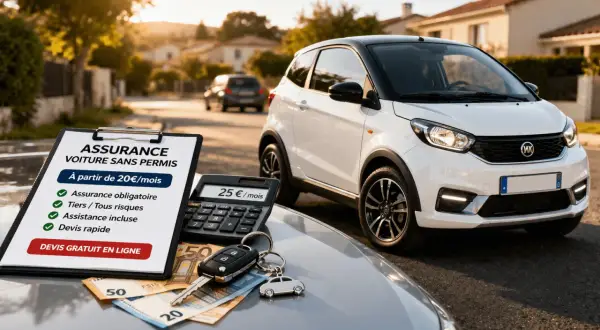 Assurance voiture sans permis : oui, c'est possible ! Devis gratuit en ligne dès 20€/mois.