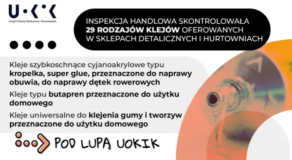 Kontrola UOKiK wykazała 29 rodzajów klejów, w tym butapren, do napraw domowych i rowerowych.