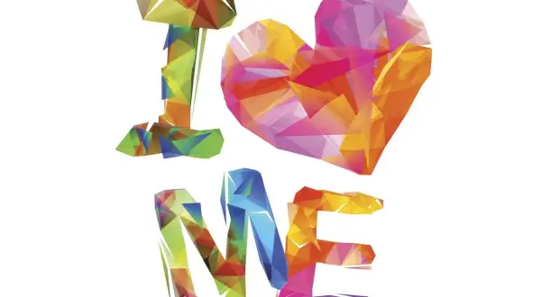 Kolorowe litery tworzą napis "I LOVE ME", symbolizujący egoizm w związku.