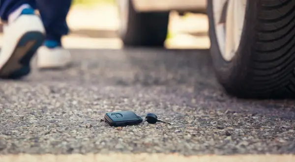 Perte de clé de voiture. L'assurance carte bleue Visa ne couvrira pas ce désagrément.