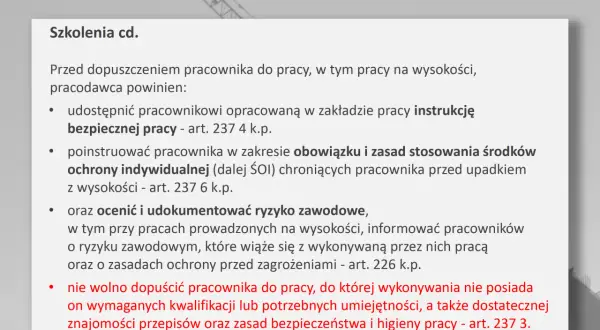 Jak zdać badania do pracy na wysokości? Pełny przewodnik