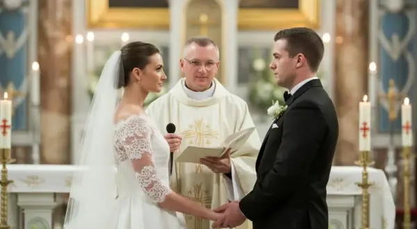 Ślub kościelny: Ile trwa msza, a ile bez? Sprawdź czas ceremonii