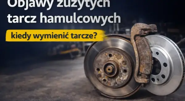 Objawy zużytych tarcz hamulcowych i kiedy wymienić tarcze? Widoczne stare, zardzewiałe tarcze hamulcowe obok nowej.