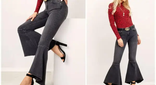 Moda imprezowa w stylu lat 70. - dzwony i panterka na topie.