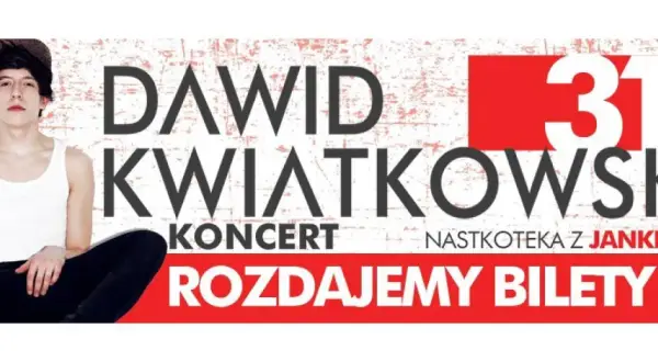 Ile kosztuje bilet na koncert Dawida Kwiatkowskiego? Ceny i szczegóły