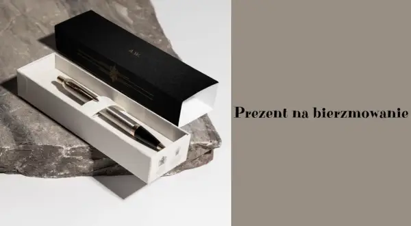 Eleganckie pióro w ozdobnym pudełku. Czy na bierzmowanie daje się prezenty? Tak, to doskonały pomysł na pamiątkę.