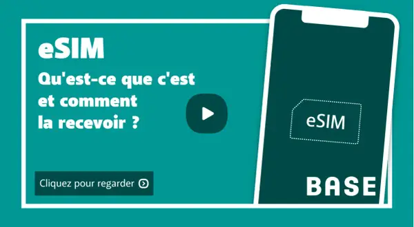 Vidéo explicative sur l'eSIM, la carte SIM digitale. Découvrez ce que c'est et comment l'obtenir.