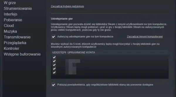 Jak udostępnić bibliotekę Steam znajomemu i uniknąć problemów z dostępem