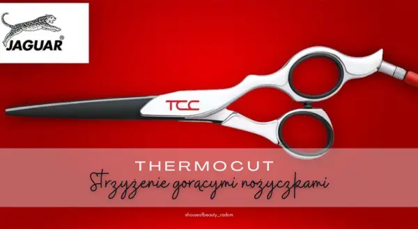 Profesjonalne nożyczki Jaguar Thermocut do strzyżenia gorącymi nożyczkami.