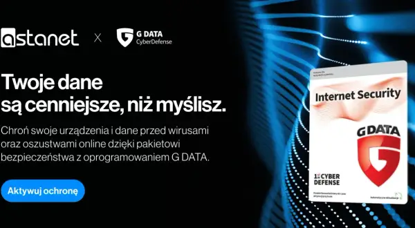 Chroń dane przed ransomware i wirusami z G DATA. Twoje dane są cenniejsze, niż myślisz. Aktywuj ochronę.