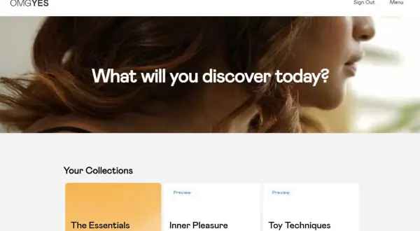 Odkryj swoją seksualność z OMGYES. Kolekcje "The Essentials", "Inner Pleasure" i "Toy Techniques" pomogą Ci w tej podróży.