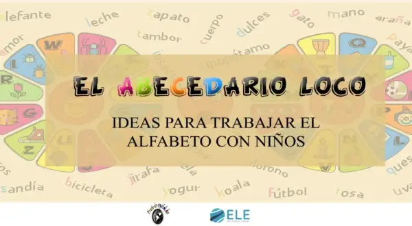 Fichas con la letra A mayúscula y dibujos para niños de 3 años. El ABC Loco ofrece ideas para trabajar el alfabeto.