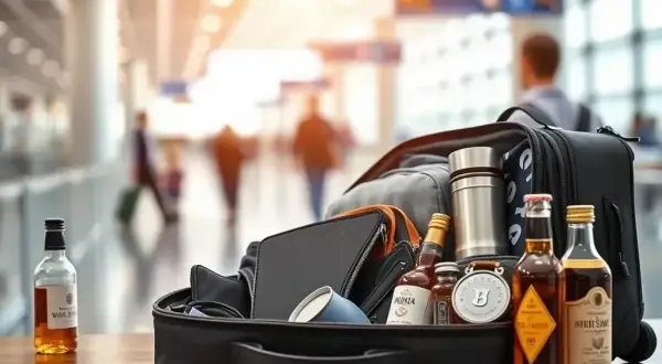 Alkohol w bagażu podręcznym: Zasady przewozu w samolocie