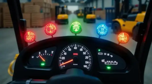 Kontrolki w wózku widłowym Toyota: Znaczenie i interpretacja
