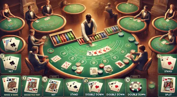 Jak grać w blackjacka: Zasady, strategie i błędy do uniknięcia