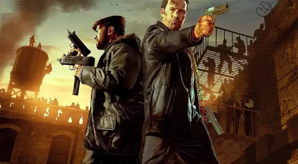 Dwóch mężczyzn z bronią w ręku, gotowych do akcji. Czy to zapowiedź Max Payne 4?