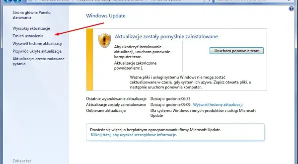 Jak usunąć pobrane aktualizacje Windows 7 i przywrócić sprawność systemu