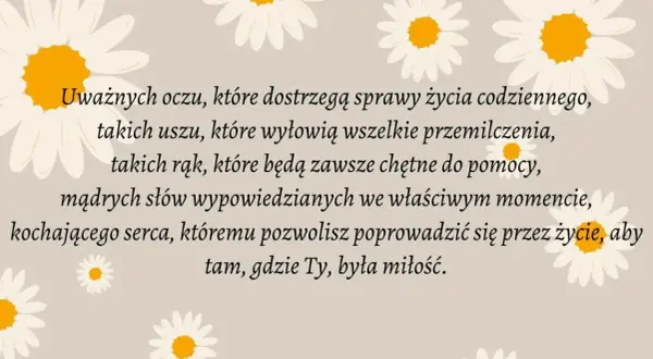 Wierszyk na urodziny dla kolegi: o uważnych oczach, pomocnych dłoniach i sercu pełnym miłości.