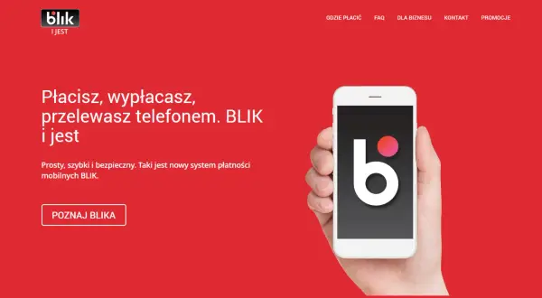 Płacisz, wypłacasz, przelewasz telefonem. BLIK i jest prosty, szybki i bezpieczny. Poznaj BLIKA, system płatności mobilnych.
