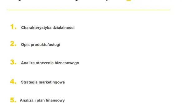 Wybrane elementy biznesplanu: charakterystyka, opis produktu, analiza otoczenia, strategia marketingowa, analiza finansowa.