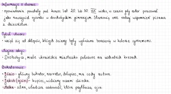 Sklepy cynamonowe – jaka epoka? Odkryj ich literacki kontekst