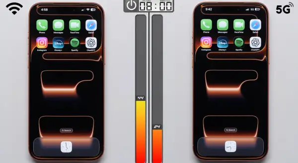 Comparaison iPhone : 4G (44h) vs 5G (24h). Peut-on rester en 4G pour plus d'autonomie ?