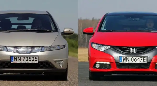 Ile waży Honda Civic? Zaskakujące różnice między modelami!