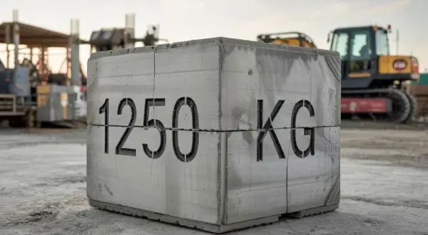 Ile waży m³ betonu? Od 800 do 3000 kg klasy i obliczenia