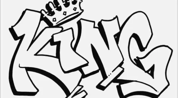 Graffiti Bilder zum Ausmalen & Drucken: Kostenlose Malvorlagen