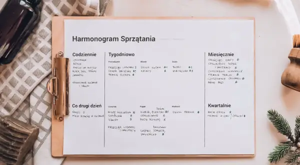 Idealne sprzątanie mieszkania? Mój plan krok po kroku!
