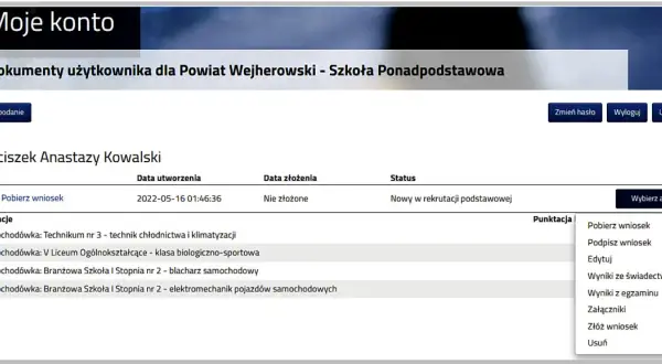 Jak wypełnić wniosek rekrutacji do szkoły ponadpodstawowej bez błędów
