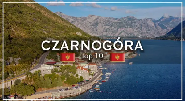 Widok na Zatokę Kotorską, idealne miejsce na czarnogóra turystyka. Widać miasteczko, góry i morze.