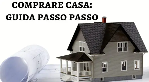 Guida passo passo per comprare casa: un modello di casa, progetti e logo "Affari Miei".