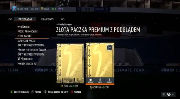 Jakie paczki otwierać w FIFA 23, aby zdobyć najlepszych zawodników?