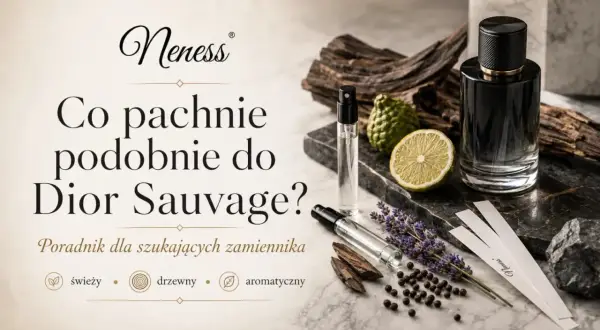 Neness prezentuje inspiracje zapachem Dior Sauvage. Kompozycja z nutami cytrusów, lawendy i drzewa oud, jak w Ispahan.