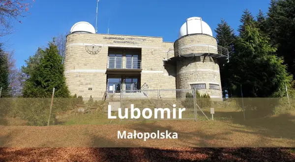Obserwatorium astronomiczne na Lubomirze, Małopolska. Piękny szlak na górę prowadzi do tego miejsca.