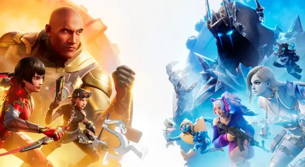 Charaktere aus Fortnite kämpfen in der neuen Season gegen eine eisige Bedrohung.