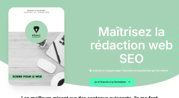 Formation rédacteur web SEO : maîtrisez la rédaction pour le web et donnez à chaque page le potentiel qu'elle mérite.