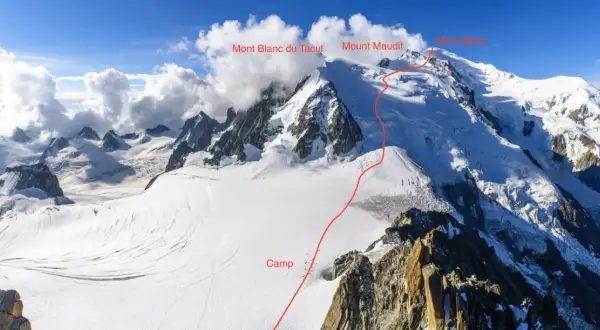 Mont Blanc: Höchster Berg Frankreichs Besteigung, Routen & Gefahren