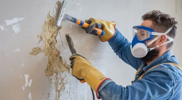 Jak usunąć beton architektoniczny ze ściany bez uszkadzania podłoża