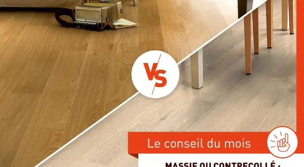 Comparaison de deux types de parquet : un bois clair et un bois plus chaud. Lequel choisir pour votre intérieur ?