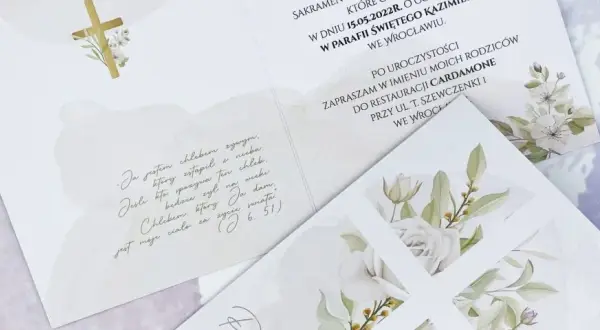 Jak zrobić zaproszenia na komunię? Poradnik krok po kroku