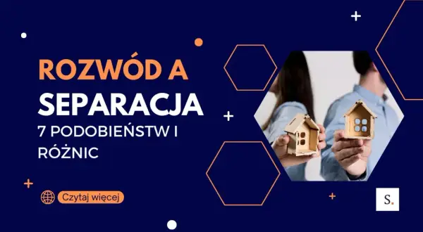 Rozwód a separacja co to? Dwie osoby trzymają połówki domu, symbolizujące rozdzielenie. Artykuł omawia 7 podobieństw i różnic.