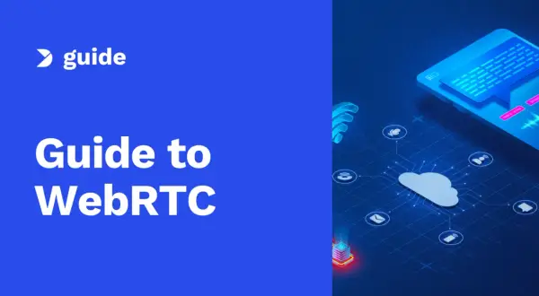 Guide to WebRTC, illustrating real-time communication and streaming capabilities.