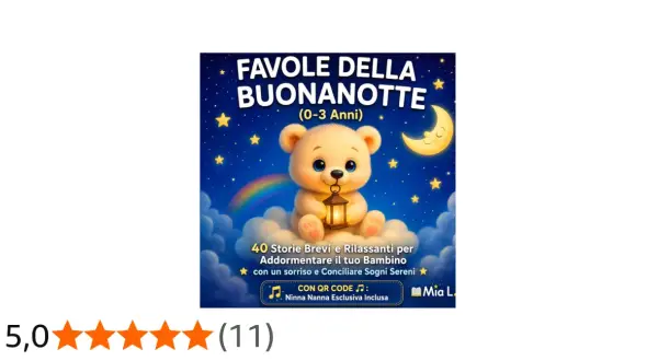 A cute teddy bear sits on clouds holding a lantern under a starry night sky with a crescent moon.