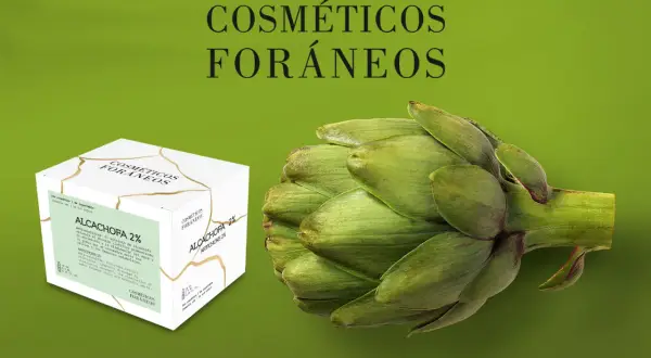 Caja de cosméticos "Foráneos" con alcachofa fresca. El extracto de alcachofa para que sirve: anticelulítico, estimula drenaje y elimina grasa.