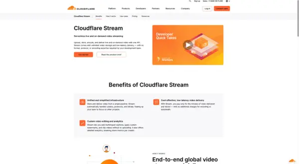 Learn how to store videos online with Cloudflare Stream, offering unlimited storage and low-latency delivery.