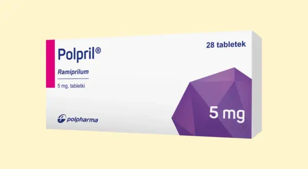 Polpril na co? Opakowanie leku Polpril z ramiprylem 5 mg, 28 tabletek.